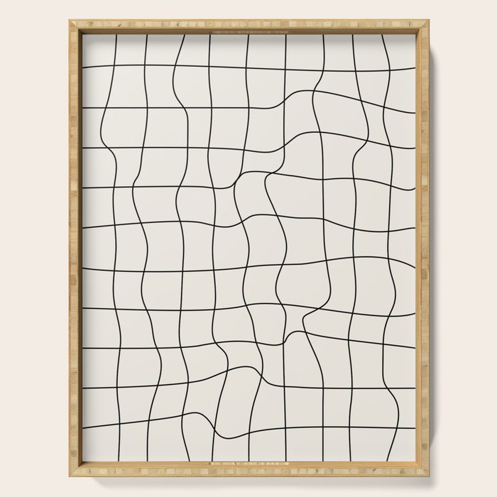 Warp Grid: Off-White Day Edition Serving Tray Gallery Image 1