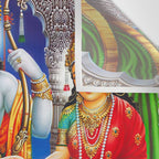 Lord Ram Devi Sita, Laxman Lord Hanuman Painting Wall Tapestry Gallery Image 3