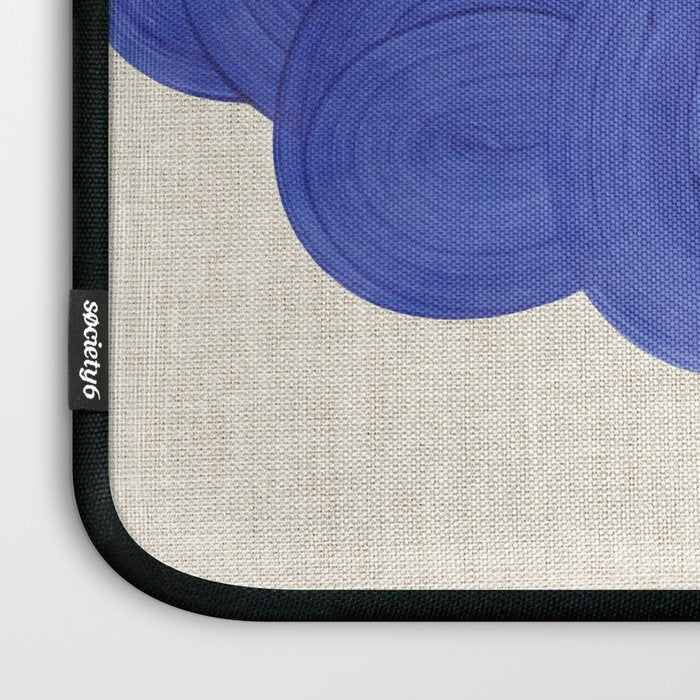 Blue Rain Clouds Laptop Sleeve Gallery Image 3