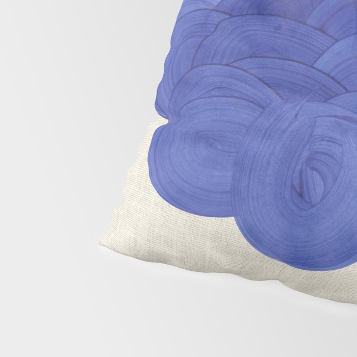 Blue Rain Clouds Pillow Sham Gallery Image 4