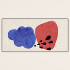 Blue Rain Clouds Desk Mat Gallery Image 3
