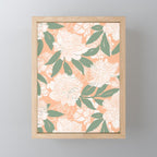 Modern floral blooms PGM7 Mini Art Print Gallery Image 1