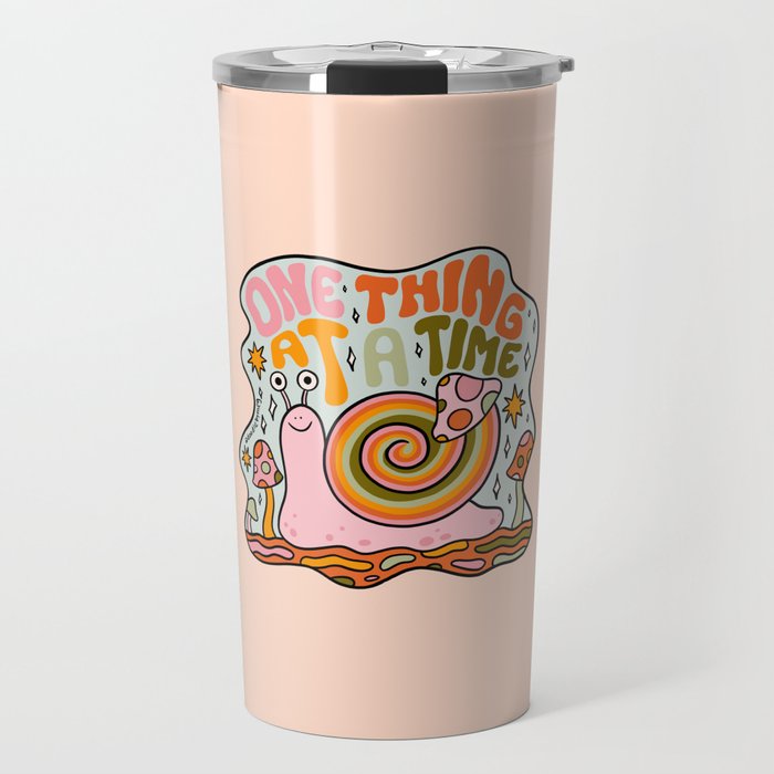 One Thing at a Time Travel Mug Gallery Image 1