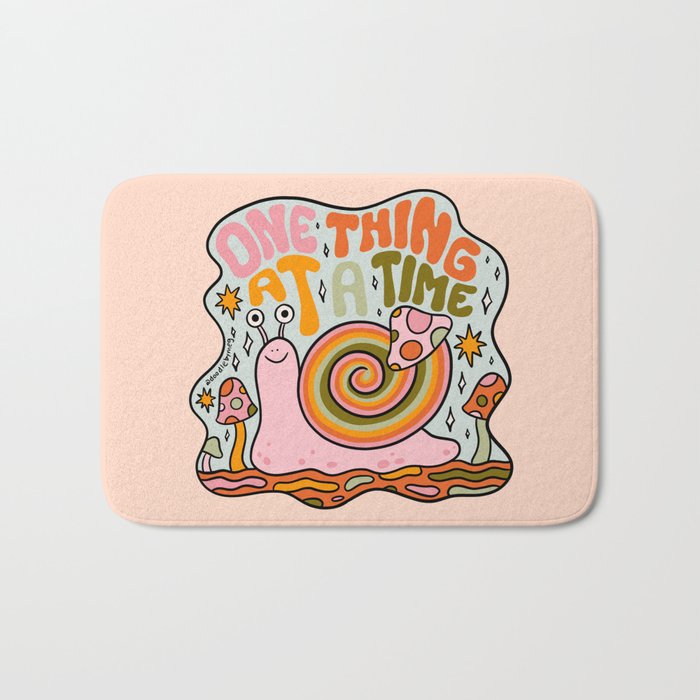 One Thing at a Time Bath Mat Gallery Image 1