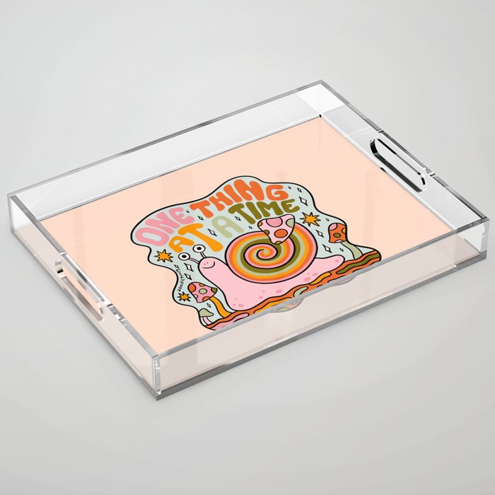 One Thing at a Time Acrylic Tray Gallery Image 1