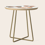 Orange Butterflies Side Table Gallery Image 1