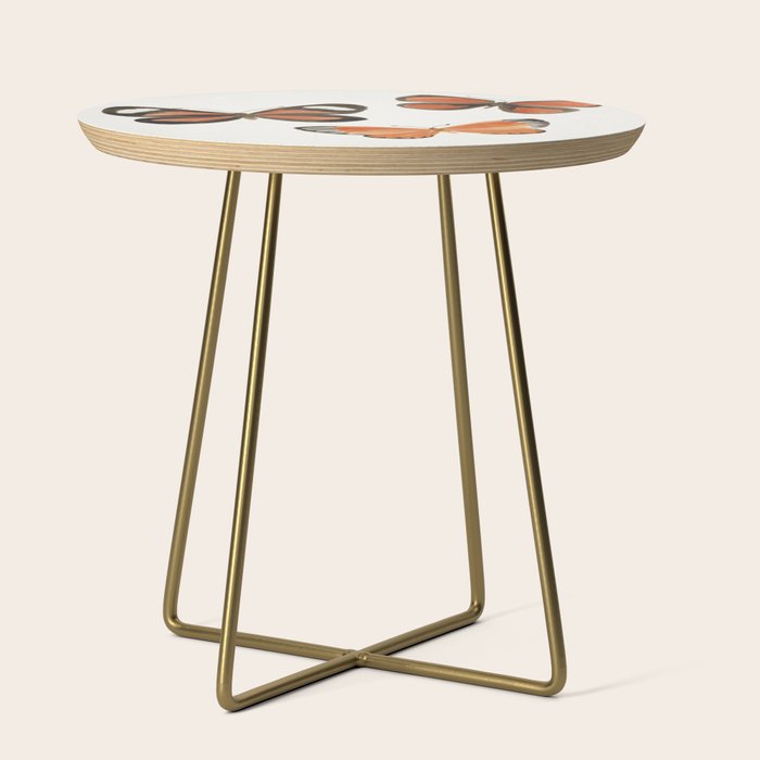 Orange Butterflies Side Table Gallery Image 1