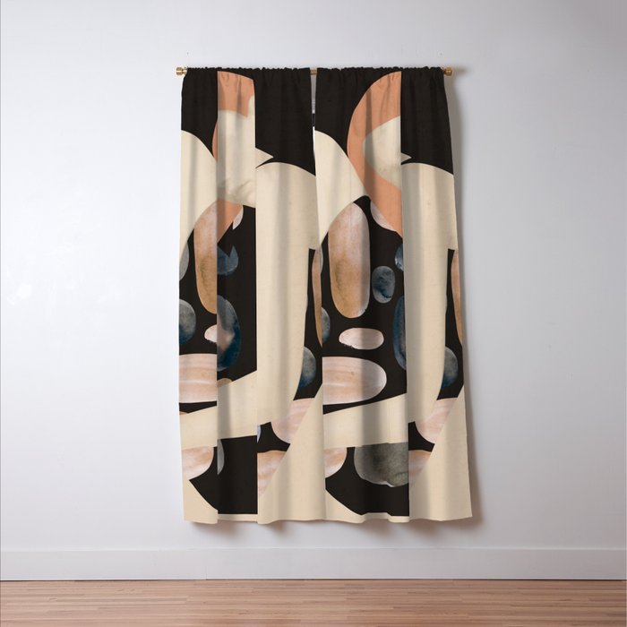 Abstract Art Female Figure 31 Window Curtain Gallery Image 3