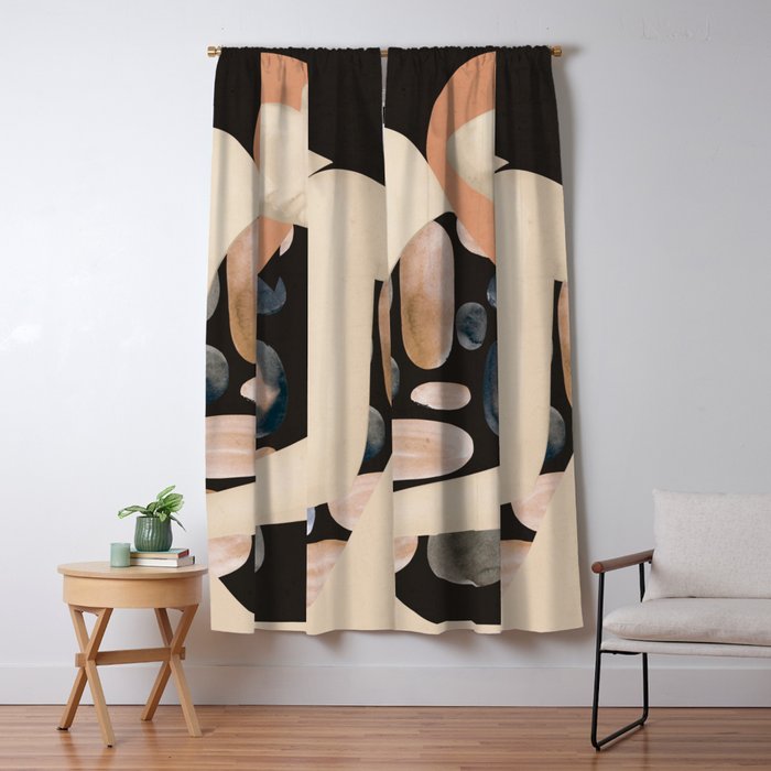 Abstract Art Female Figure 31 Window Curtain Gallery Image 5