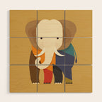 Elephant Wood Wall Art Gallery Image 1