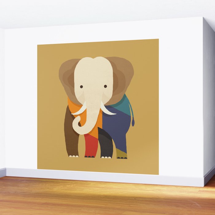 Elephant Wall Mural Gallery Image 2