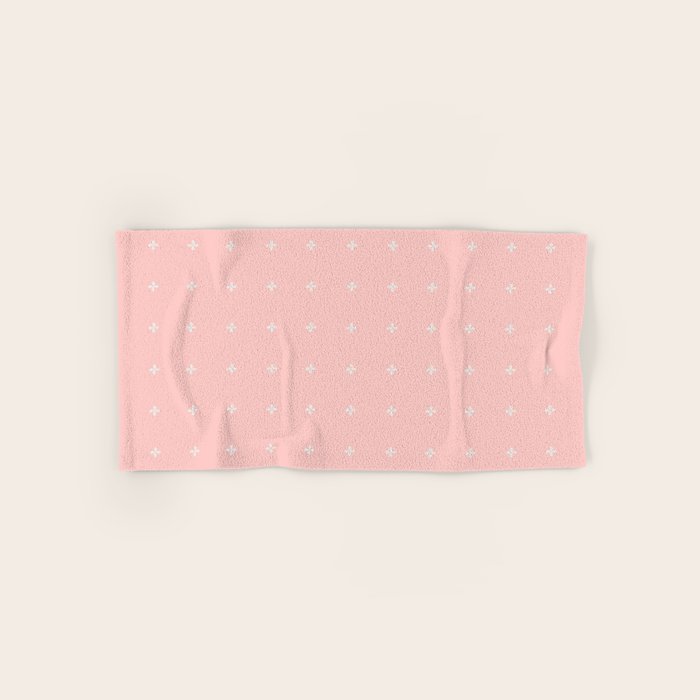 Tiny Petal Polka Dots Pattern Bath Towel Gallery Image 1