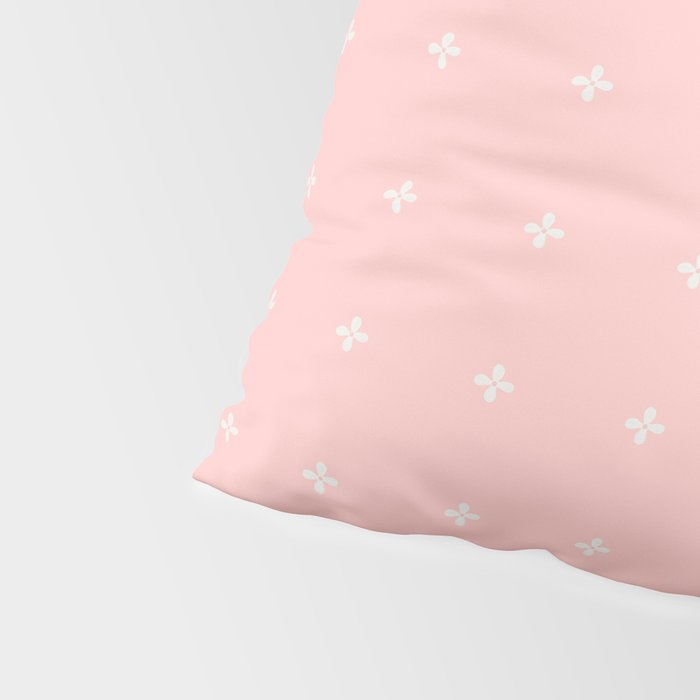 Tiny Petal Polka Dots Pattern Pillow Sham Gallery Image 4