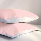 Tiny Petal Polka Dots Pattern Pillow Sham Gallery Image 3