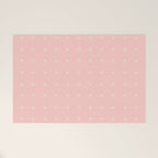 Tiny Petal Polka Dots Pattern Welcome Mat Gallery Image 1