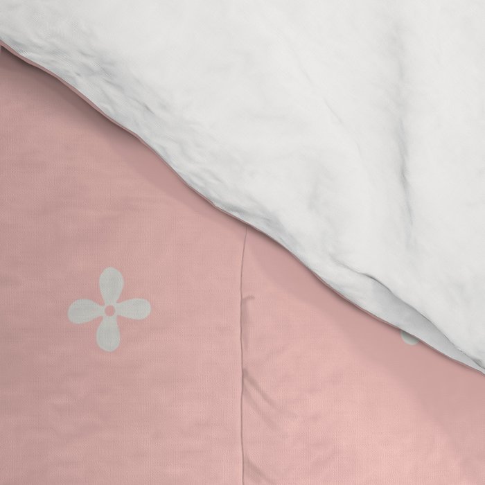 Tiny Petal Polka Dots Pattern Comforter Gallery Image 4