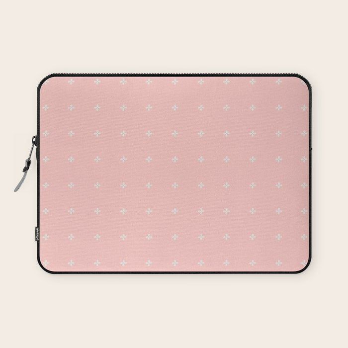 Tiny Petal Polka Dots Pattern Laptop Sleeve Gallery Image 1