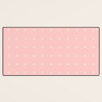 Tiny Petal Polka Dots Pattern Desk Mat Gallery Image 3