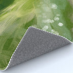green abstract landscape art Rug Gallery Image 4