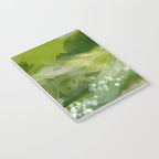 green abstract landscape art Notebook Gallery Image 3