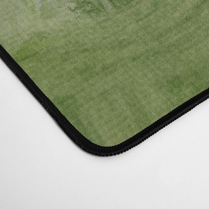 green abstract landscape art Desk Mat Gallery Image 4