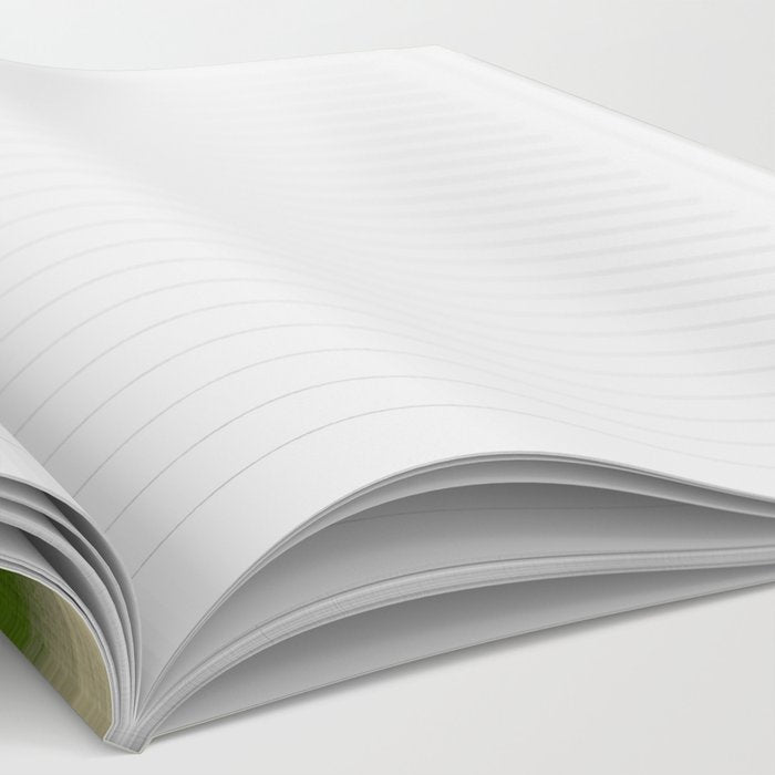 green abstract landscape art Notebook Gallery Image 2