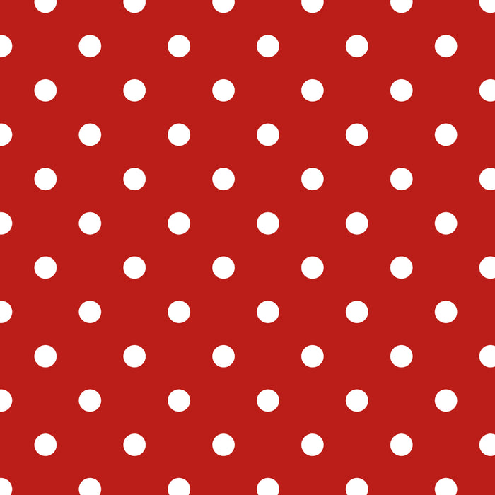 Polka Dot Classic Pattern in Red and White Coffee Mug Gallery Image 2