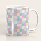 Bold Pastel Checks Pattern - Small XXXII Coffee Mug Gallery Image 1