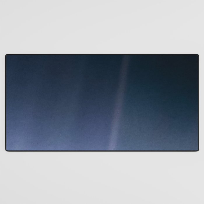 Pale Blue Dot â Voyager 1 (2020 rev.), quote Desk Mat Gallery Image 3