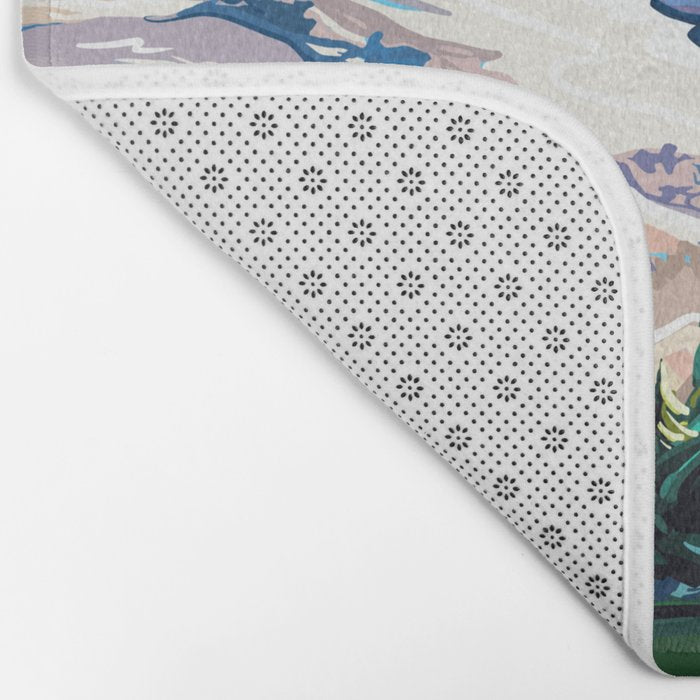 Wildflowers on Mount Rainier Bath Mat Gallery Image 2