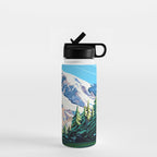 Wildflowers on Mount Rainier Water Bottle Gallery Image 1