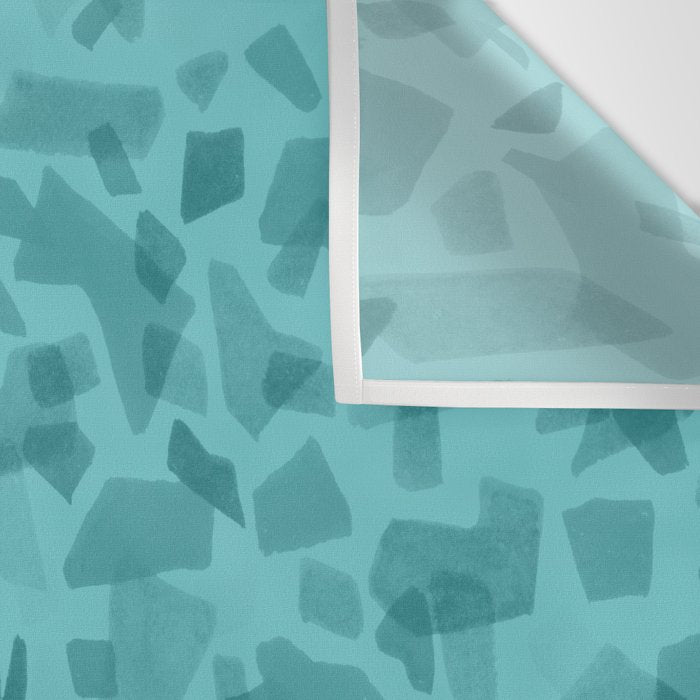 Turquoise Terrazzo Tile Wall Tapestry Gallery Image 3