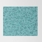 Turquoise Terrazzo Tile Throw Blanket Gallery Image 2