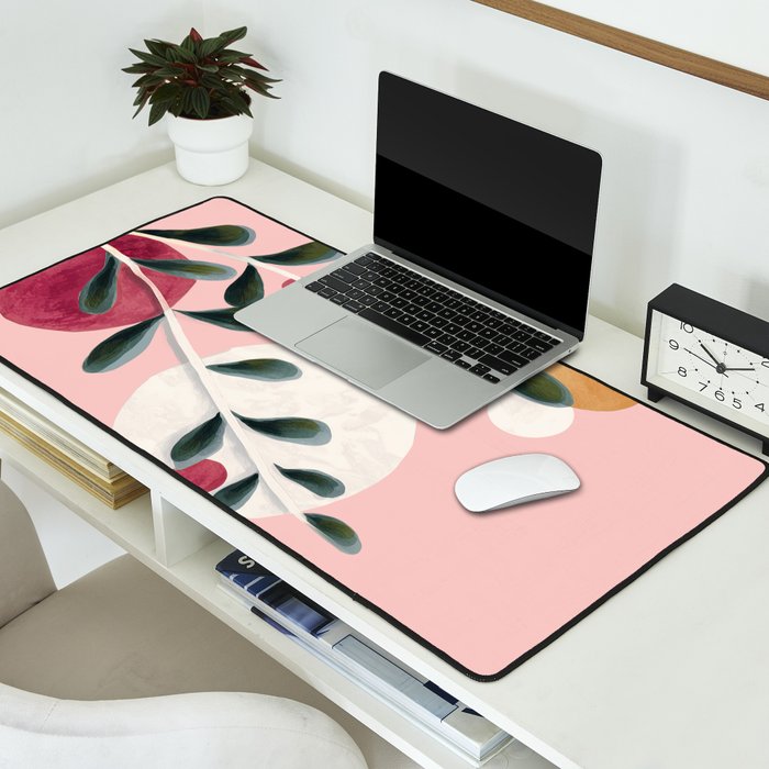 Soft Berry Branches Desk Mat Gallery Image 2