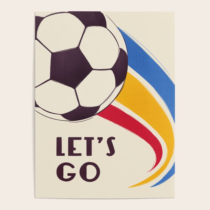 Let's Go - Soccer Illustration Poster Gallery Image 4