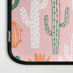 Retro hand drawn cactus plant pattern Laptop Sleeve Gallery Image 3