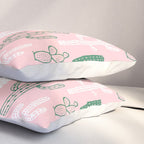Retro hand drawn cactus plant pattern Pillow Sham Gallery Image 3