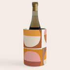 Minimal abstract sun and moon collage Wine Chiller Gallery Image 2