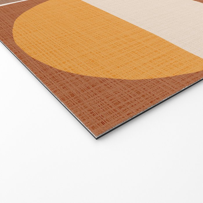 Minimal abstract sun and moon collage Welcome Mat Gallery Image 2