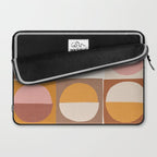 Minimal abstract sun and moon collage Laptop Sleeve Gallery Image 2