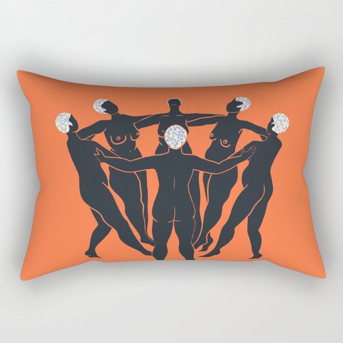 Circle of American Women Rectangular Pillow Gallery Image 2
