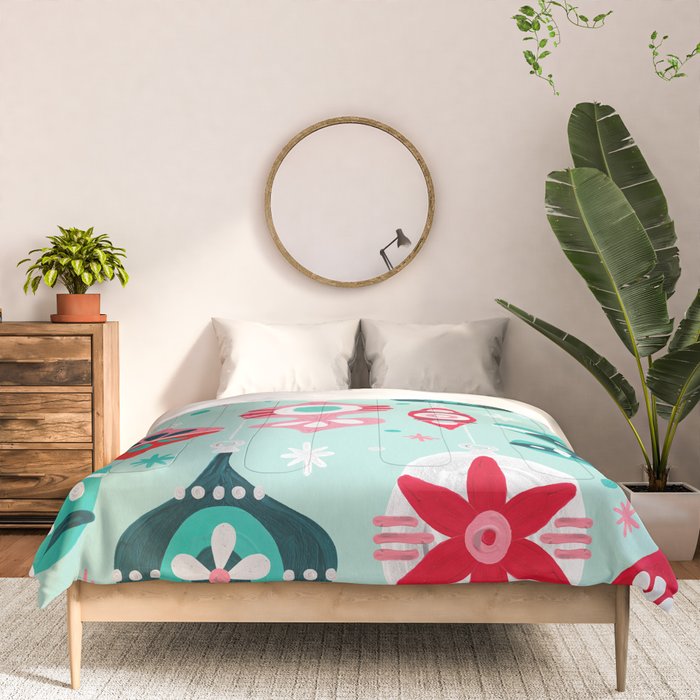 Christmas Ornaments - Mint Palette Comforter Gallery Image 3