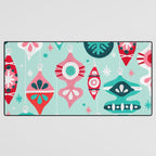 Christmas Ornaments - Mint Palette Desk Mat Gallery Image 3