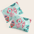 Christmas Ornaments - Mint Palette Pillow Sham Gallery Image 3