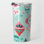 Christmas Ornaments - Mint Palette Travel Mug Gallery Image 3