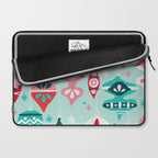 Christmas Ornaments - Mint Palette Laptop Sleeve Gallery Image 2