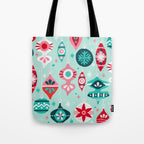 Christmas Ornaments - Mint Palette Tote Bag Gallery Image 1