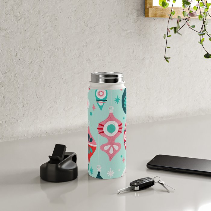 Christmas Ornaments - Mint Palette Water Bottle Gallery Image 4