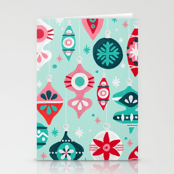 Christmas Ornaments - Mint Palette Stationery Card Gallery Image 2