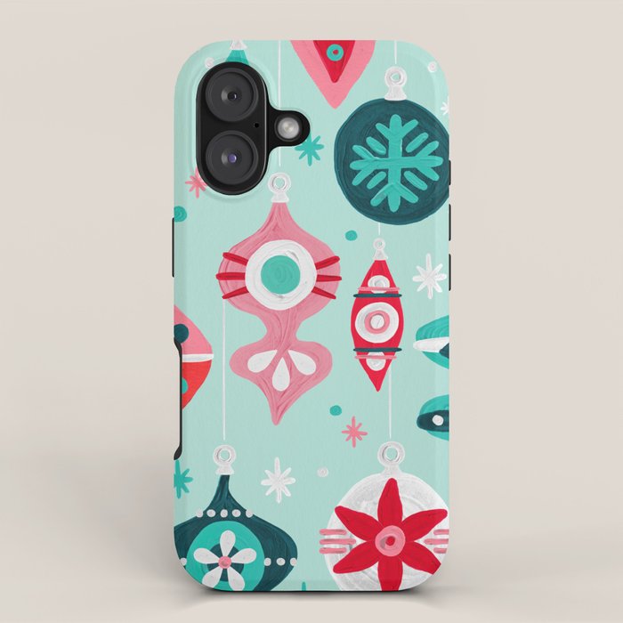 Christmas Ornaments - Mint Palette iPhone Case Gallery Image 1